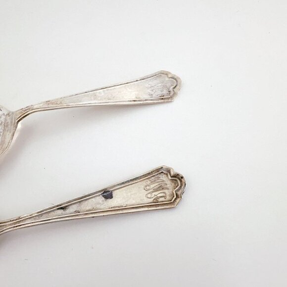 WEBSTER CO STERLING SILVER CHILDS FORK AND SPOON SET - Picture 10 of 10